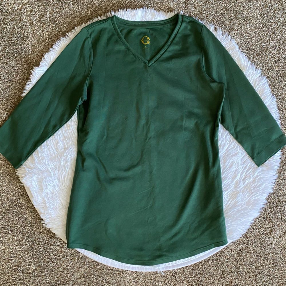 C. Wonder Top Green‎ Womens Size Small